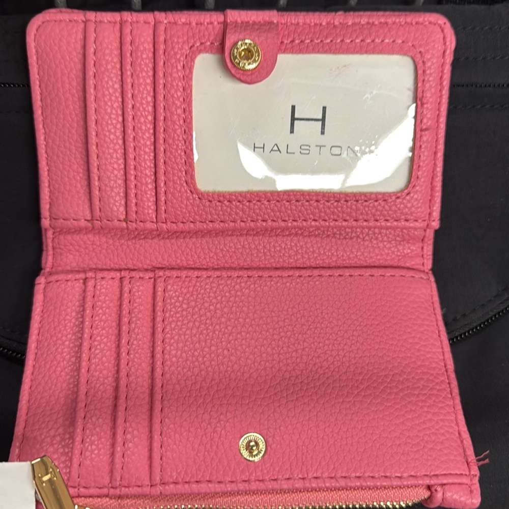 HALSTON Heritage Pink Quilted Wallet - Picture 2 of 5